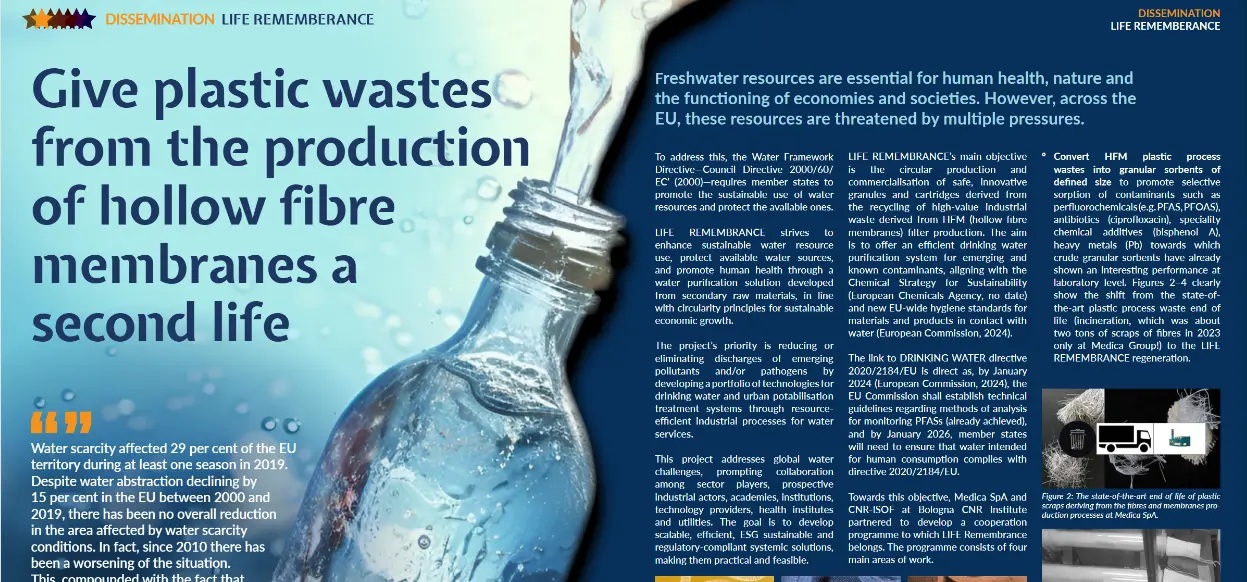 LIFE REMEMBRANCE’s Dissemination Article Published in 19th Edition of Project Repository Journal