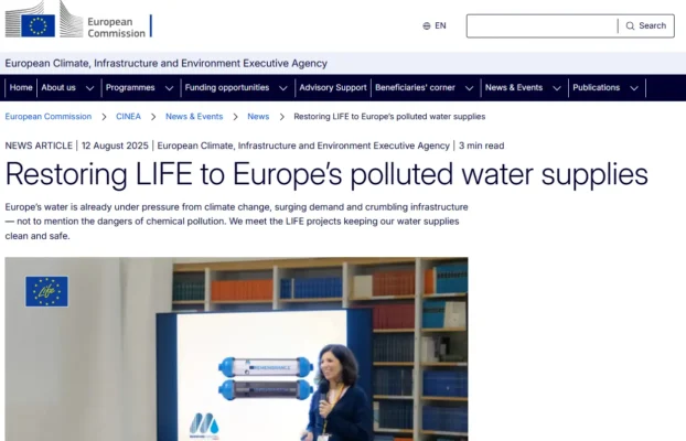 LIFE Remembrance featured among projects tackling water pollution