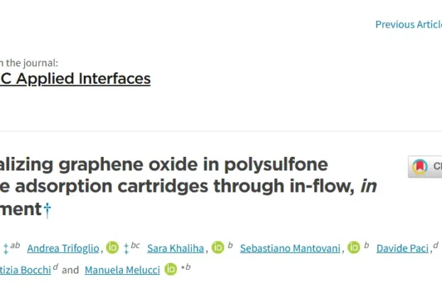 LR cited in Royal Society of Chemistry publication on advanced materials for water remediation